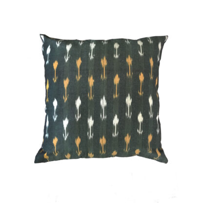 Green Ikat Cushion